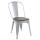 Stuhl HWC-A73 inkl. Holz-Sitzfläche, Bistrostuhl Stapelstuhl, Metall Industriedesign stapelbar ~ grau Stuhl HWC-A73 inkl. Holz-Sitzfläche, Bistrostuhl Stapelstuhl, Metall Industriedesign stapelbar ~ grau