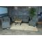 Modular Sofa-System Couch-Garnitur Lyon 3-1-1-1, Stoff/Textil ~ grau