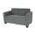 2er Sofa Couch Lyon Loungesofa Stoff/Textil ~ grau