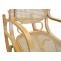 Schaukelstuhl M41, Schwingsessel Fernsehsessel, Massiv-Holz Rattan, FSC-zertifiziert ~ Eiche-Optik
