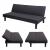 Schlafsofa HWC-J17, Couch Klappsofa Gstebett Bettsofa, Schlaffunktion Stoff/Textil 165cm ~ anthrazit-grau