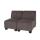Modular 2-Sitzer Sofa Couch Lyon, Stoff/Textil ~ braun, ohne Armlehnen Modular 2-Sitzer Sofa Couch Lyon, Stoff/Textil ~ braun, ohne Armlehnen