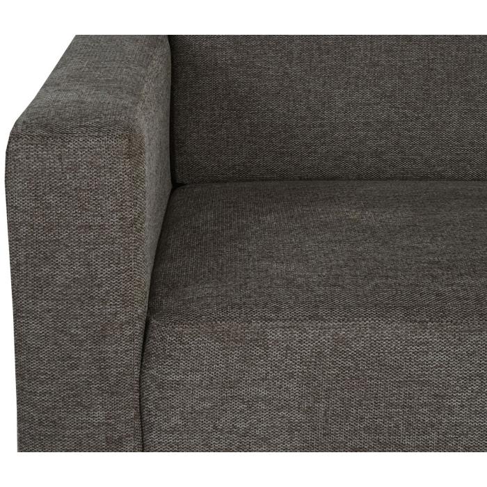 Modular Sofa-System Couch-Garnitur Lyon 6-1, Stoff/Textil ~ braun