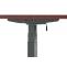 Schreibtisch HWC-D40, Computertisch, elektrisch hhenverstellbar 160x80cm 53kg MVG ~ Kirsch-Dekor, anthrazit-grau