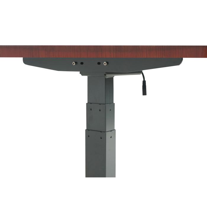 Schreibtisch HWC-D40, Computertisch, elektrisch hhenverstellbar 160x80cm 53kg MVG ~ Kirsch-Dekor, anthrazit-grau