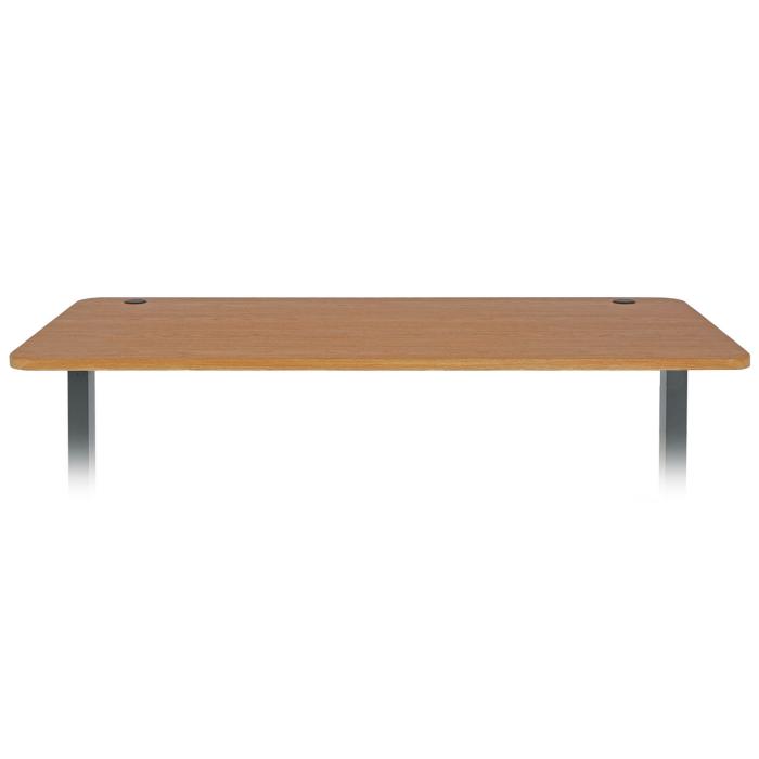 Tischplatte HWC-D40 fr Schreibtische, Schreibtischplatte, 160x80cm ~ braun Struktur