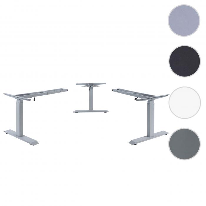 3in1 Gestell HWC-D40, variables Tischgestell, elektrisch hhenverstellbar Memory 47kg ~ grau