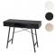Konsolentisch HWC-E92, Ablagentisch Beistelltisch, 3D-Struktur 100x40cm ~ schwarz