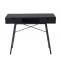 Konsolentisch HWC-E92, Ablagentisch Beistelltisch, 3D-Struktur 100x40cm ~ schwarz