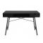 Schreibtisch HWC-E92, Brotisch Computertisch, 3D-Struktur 120x60xcm ~ schwarz