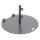 Sonnenschirmstnder HWC-A33, Schirmstnder Sonnenschirmfu Sonnenschirmhalter, rollbar, Metall, 22kg  69cm ~ grau