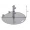 Sonnenschirmstnder HWC-A33, Schirmstnder Sonnenschirmfu Sonnenschirmhalter, rollbar, Metall, 22kg  69cm ~ grau