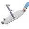 Sonnenschirmstnder HWC-A33, Schirmstnder Sonnenschirmfu Sonnenschirmhalter, rollbar, Metall, 22kg  69cm ~ grau