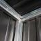 Mlltonnenverkleidung HWC-J29, Mlltonnenbox fr Mllcontainer 660-770L, WPC Metall 172x213x112cm ~ anthrazit