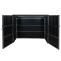 Mlltonnenverkleidung HWC-J29, Mlltonnenbox fr Mllcontainer 660-770L, WPC Metall 172x213x112cm ~ anthrazit