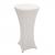 Set Stehtisch + Stehtischhusse HWC-J30, Bistrotisch Tischhusse, klappbar hhenverstellbar  60cm ~ Husse creme-beige