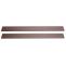 4er Set Latten fr WPC-Sichtschutz Sarthe, Bretter Windschutz, ca. 1qm ~ 180cm, braun