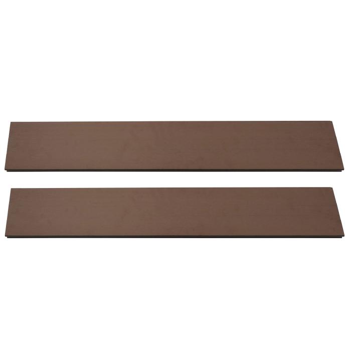 7er Set Latten fr WPC-Sichtschutz Sarthe, Bretter Windschutz, ca. 1qm, FSC-zertifiziert ~ 90cm, braun
