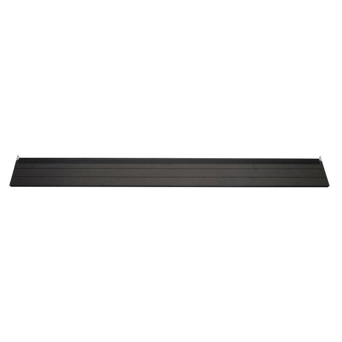 Abschluss-Set fr WPC-Sichtschutz Sarthe, Abschlussprofil Windschutz, WPC-Pfosten ~ 180cm, anthrazit