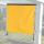 Vertikalmarkise HWC-F42, Senkrechtmarkise Sichtschutz Außenrollo Rollo, UV-Schutz 50 Stoff ~ 250x180cm, gelb