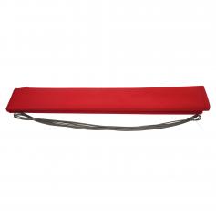 Bezug für Markise HWC-H27, Vollkassette Ersatzbezug Sonnenschutz 6x3m ~ Polyester bordeaux-rot