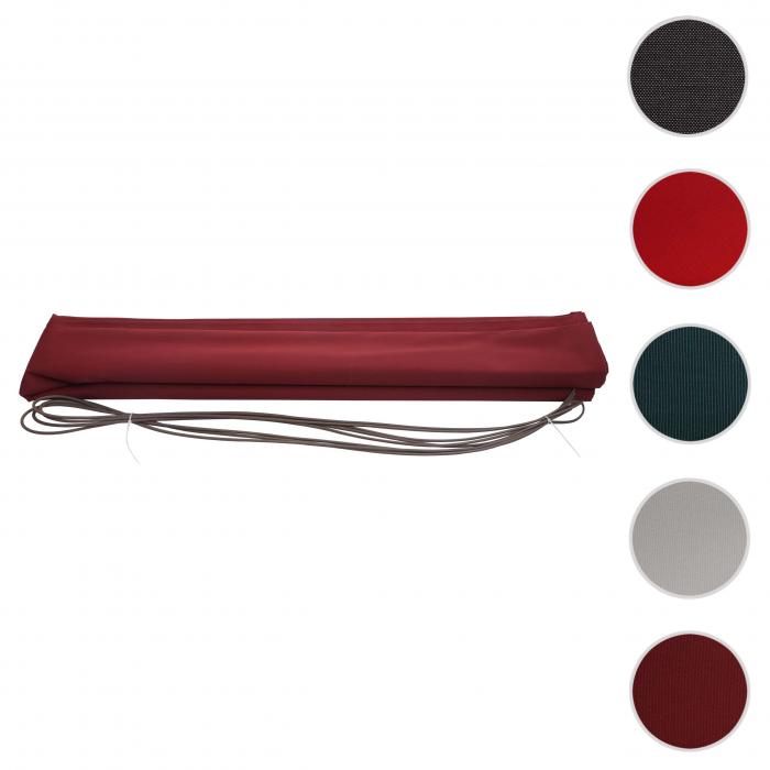 Ersatz-Bezug fr Markise HWC-H27, Vollkassette Ersatzbezug Sonnenschutz 6x3m ~ Acryl bordeaux-rot
