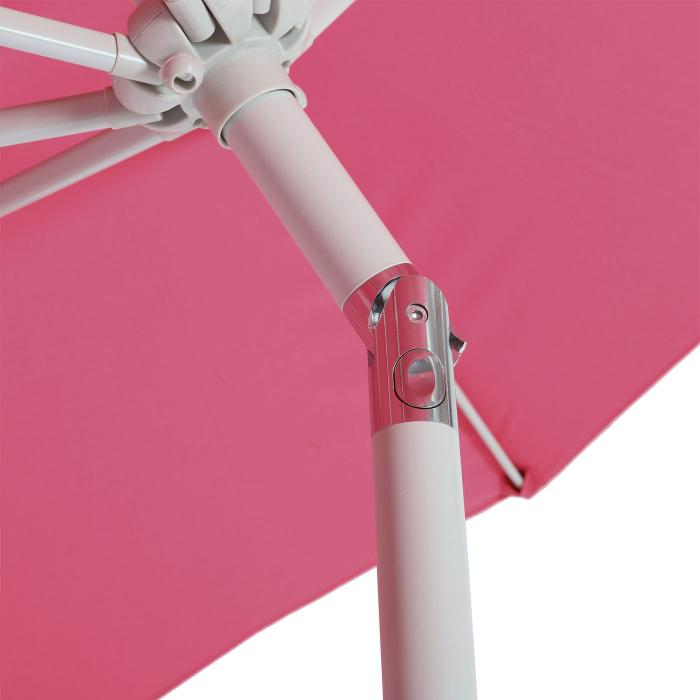 Sonnenschirm N19, Gartenschirm,  3m neigbar Polyester/Alu 5kg ~ pink