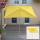 Sonnenschirm N23, Gartenschirm, 2x3m rechteckig neigbar, Polyester/Alu 4,5kg ~ gelb