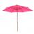 Sonnenschirm Florida, Gartenschirm Marktschirm, Ø 3m Polyester/Holz ~ pink