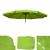 Ersatz-Bezug für Sonnenschirm Meran Pro, Gastronomie Marktschirm mit Volant Ø 5m, Polyester ~ grün
