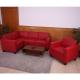 Modular Sofa-System Couch-Garnitur Lyon 4-1, Kunstleder ~ rot