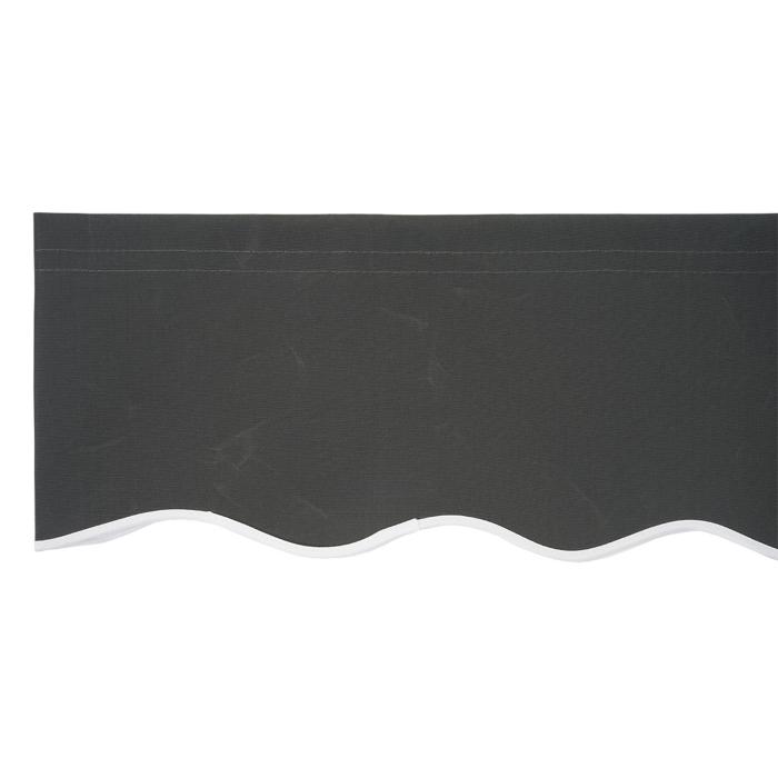 Ersatz-Bezug fr Markise T791, Gelenkarmmarkise Ersatzbezug Sonnenschutz, 4,5x3m ~ Polyester anthrazit