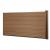 WPC-Sichtschutz Sarthe, Windschutz Zaun, WPC-Pfosten ~ Erweiterungselement niedrig, 1,88m teak
