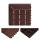 (155,44€/m²) WPC Eck-Bodenfliese Rhone + Abschluss, Holzoptik Terrasse, 30x30cm Premium ~ Ecke links, coffee linear