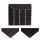 (155,44€/m²) WPC Eck-Bodenfliese Rhone + Abschluss, Holzoptik Terrasse, 30x30cm Premium ~ Ecke links, anthrazit linear