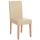 Esszimmerstuhl Littau, Kchenstuhl Stuhl, Leder ~ creme, helle Beine