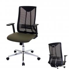Bürostuhl HWC-J53, Drehstuhl Schreibtischstuhl, ergonomisch Kunstleder ~ olivgrün