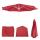 Ersatz-Bezug fr Sonnenschirm N18, Sonnenschirmbezug Ersatzbezug,  2,7m Stoff/Textil 5kg ~ rot