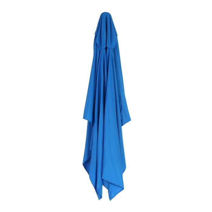 Ersatz-Bezug fr Sonnenschirm N23, Sonnenschirmbezug Ersatzbezug, 2x3m rechteckig Stoff/Textil 4,5kg UV 50+ ~ blau