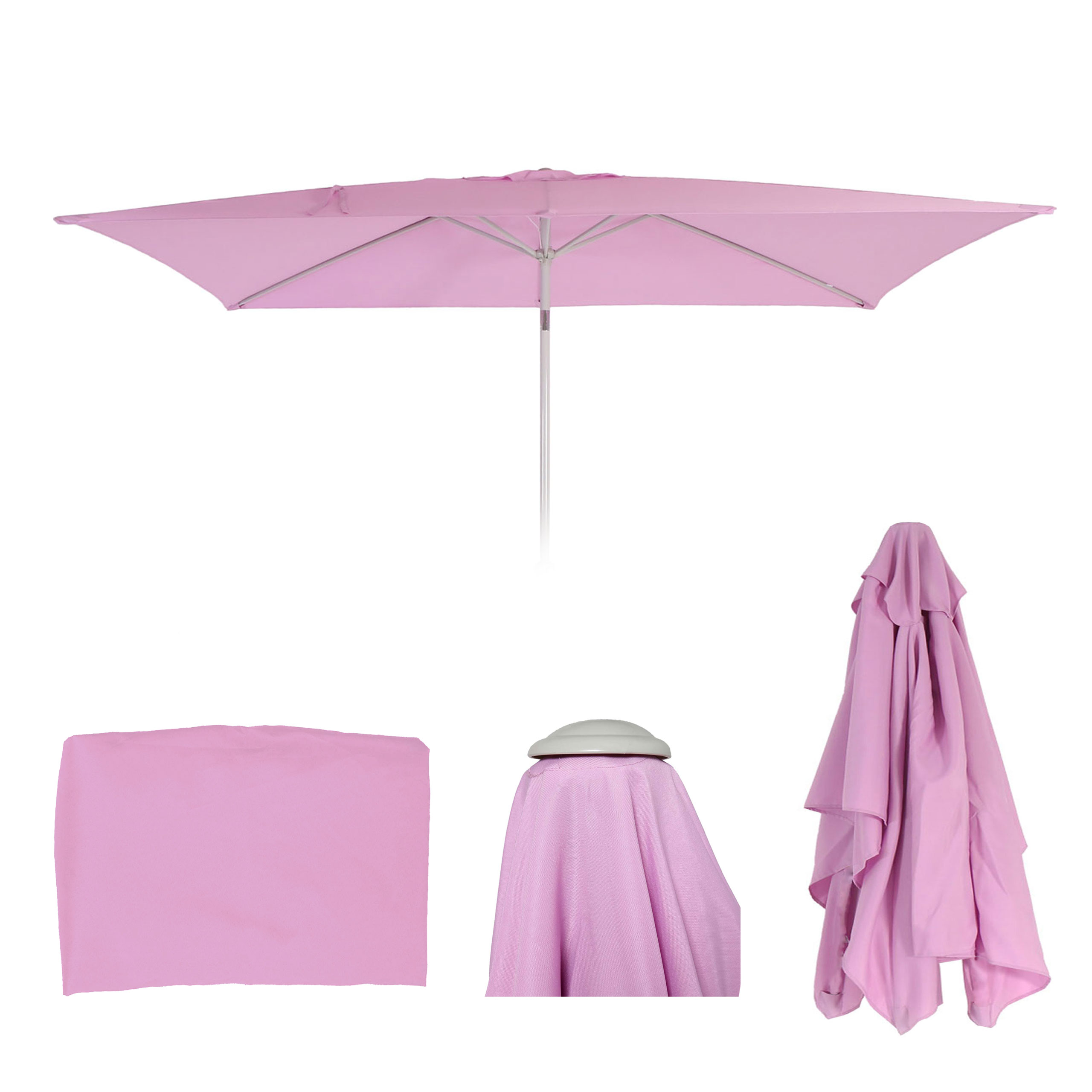 ErsatzBezug für Sonnenschirm N23, Sonnenschirmbezug Ersatzbezug, 2x3m