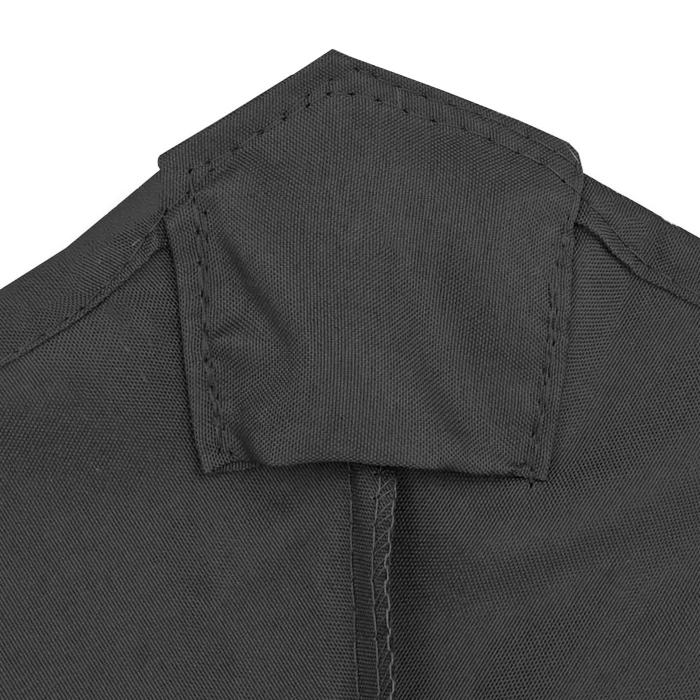Ersatz-Bezug fr Sonnenschirm Florida, Sonnenschirmbezug Ersatzbezug,  3m Polyester 6 Streben ~ anthrazit