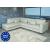 Ecksofa HWC-J58, Couch Sofa mit Ottomane links, Made in EU, wasserabweisend ~ Stoff/Textil sand-braun