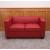 2er Sofa Couch Loungesofa Lille ~ Leder, rot