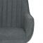 Brostuhl HWC-J62, Drehstuhl Schreibtischstuhl Lehnstuhl, Stoff/Textil mit Armlehne ~ anthrazit