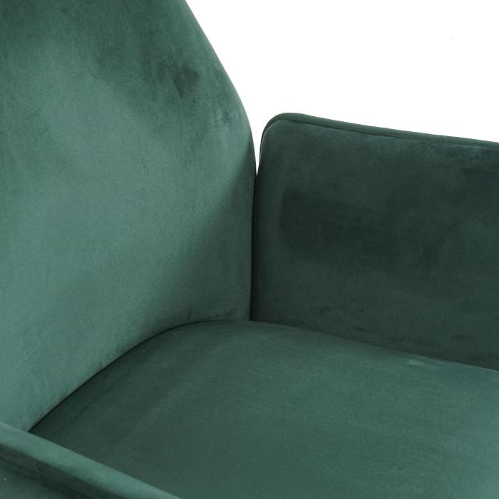 Canora Grey Esszimmerstuhl HWC-G67, Küchenstuhl Stuhl Mit Armlehne, Drehbar  Auto-Position, Samt