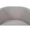 Lounge-Sessel HWC-J76, Cocktailsessel Sessel drehbar, Boucl Stoff Metall ~ creme-beige