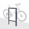 Fahrradbügel HWC-J74 Fahrradständer Anlehnbügel, verzinkter Karbonstahl Outdoor-pulverbeschichtet 115x60x6cm ~ anthrazit