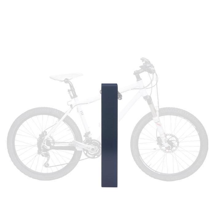 Fahrradbgel HWC-J80, Fahrradstnder Anlehnbgel, verzinkter Stahl Outdoor-pulverbeschichtet 87x10x13cm ~ anthrazit