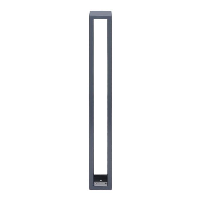 Fahrradbgel HWC-J80, Fahrradstnder Anlehnbgel, verzinkter Stahl Outdoor-pulverbeschichtet 87x10x13cm ~ anthrazit
