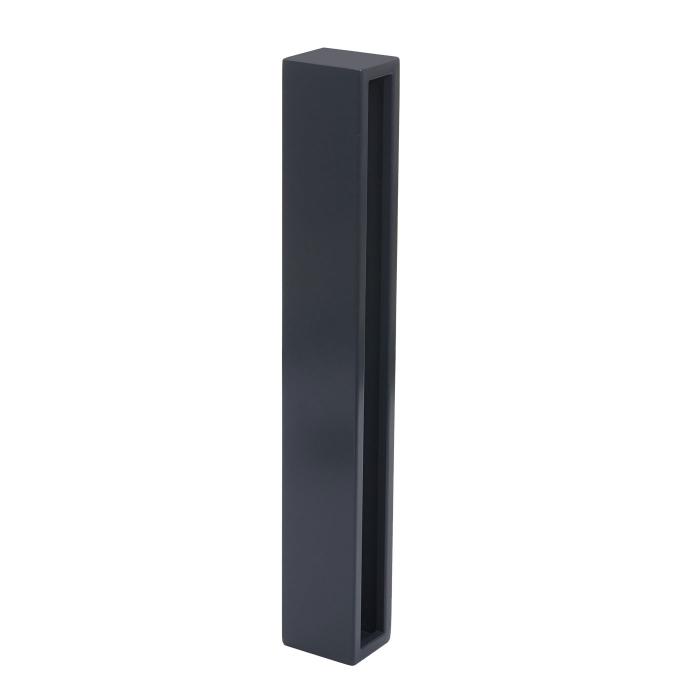 Fahrradbgel HWC-J80, Fahrradstnder Anlehnbgel, verzinkter Stahl Outdoor-pulverbeschichtet 87x10x13cm ~ anthrazit